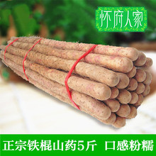 焦作铁杆怀山约棒河南新鲜土特产 怀府人家正宗温县铁棍淮山药5斤