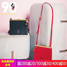 Grace gift迪士尼米奇90周年纪念版口金包单肩包女斜挎包小方包女