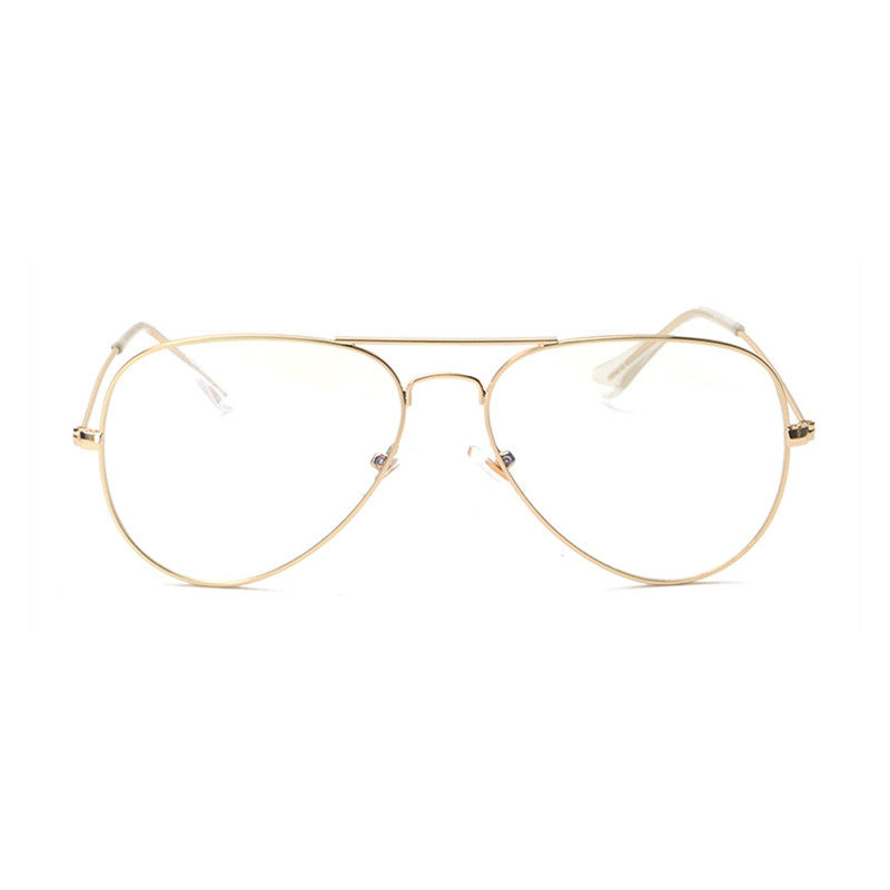 新品时尚金边银边细框眼镜框女男潮复古近视平