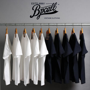 BPCALL1.0vintage日本重磅厚实纯棉面料短袖T恤男女通款非indigo