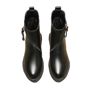 2017新款短靴女百搭英伦风裸靴