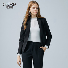 GLORIA/歌莉娅女装2018秋季修身针织小西装189K6E690图片