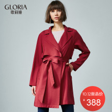 GLORIA/歌莉娅2018秋季天丝风衣外套188C6E440图片