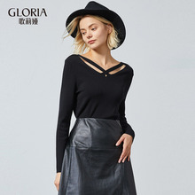 GLORIA/歌莉娅2018年秋季毛织上衣189K5J580图片