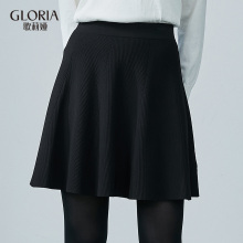 GLORIA/歌莉娅2018年秋季A型毛织中腰短裙189C5L010图片