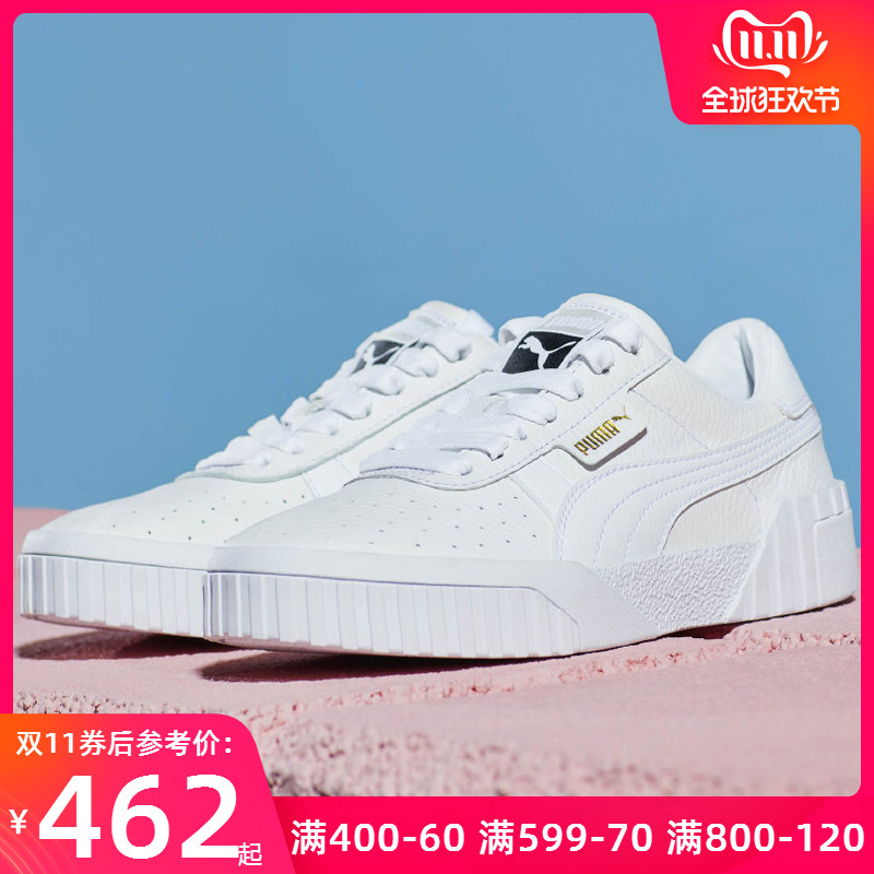 PUMA Puma Women's Shoes Little White Shoes 2019 Autumn New Cali Thick Sole Casual Shoes Board Shoes Sports Shoes 369155