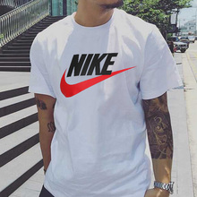 上衣2019新款 运动服休闲圆领T恤AR5005 白色半袖 男装 Nike耐克短袖