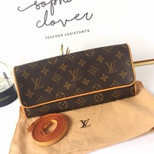 LV路易威登老花信封包斜挎单肩包中古二手正品vintage女士包袋