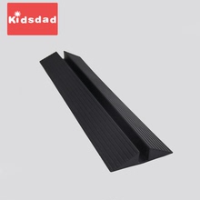 防踢脚防脚绊加固器 默认发黑色 Kidsdad儿童安全门护栏导向片