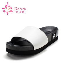 拖鞋 1516303012 潮流厚底女凉鞋 达芙妮正品 时尚 夏季新款 Daphne