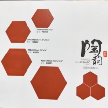 红缸砖 露台阳台庭院砖 防滑耐磨 红砖 闽南六角防潮砖红砖