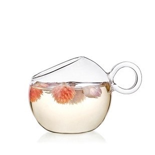 teatime玻璃小茶杯 耐高温透明水杯 创意礼品杯 时尚简约咖啡杯