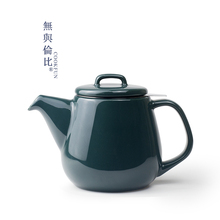 飘逸杯陶瓷茶壶带过滤冷水壶花茶壶耐高温防爆裂大容量家用泡茶器