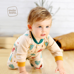 婴儿连体衣纯棉春秋新生儿衣服