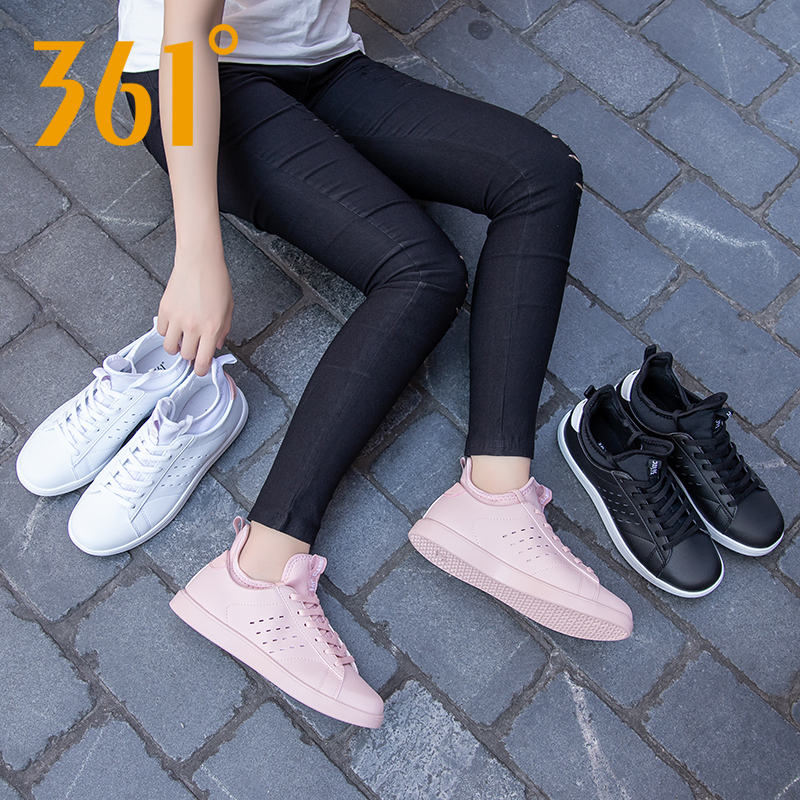 361 Women's Shoes Sports Shoes Board Shoes 2019 New Autumn Size Air Force One 361 Degree Breathable Running Shoes Casual Shoes K