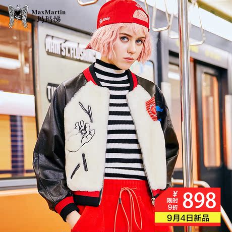 玛玛绨秋冬装2018新款皮衣女短款韩版修身性感时尚个性加绒小外套商品大图