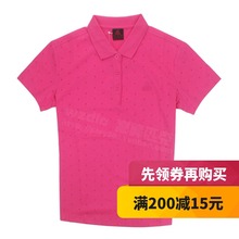 T恤F672178 翻领休闲运动上衣纯棉宽松半袖 女装 短袖 POLO衫 匹克夏装
