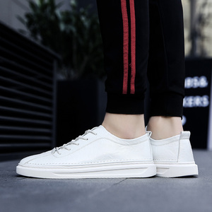 韩版百搭夏季透气白色鞋子