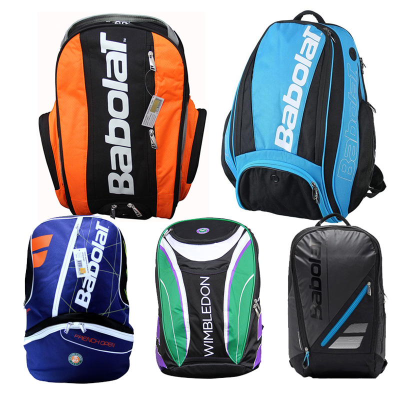 新款Babolat百宝力百保力背包蓝色橙色网球包双肩背包独立鞋袋