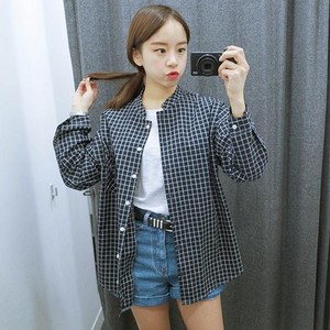 复古原宿外套BF风显瘦衬衣