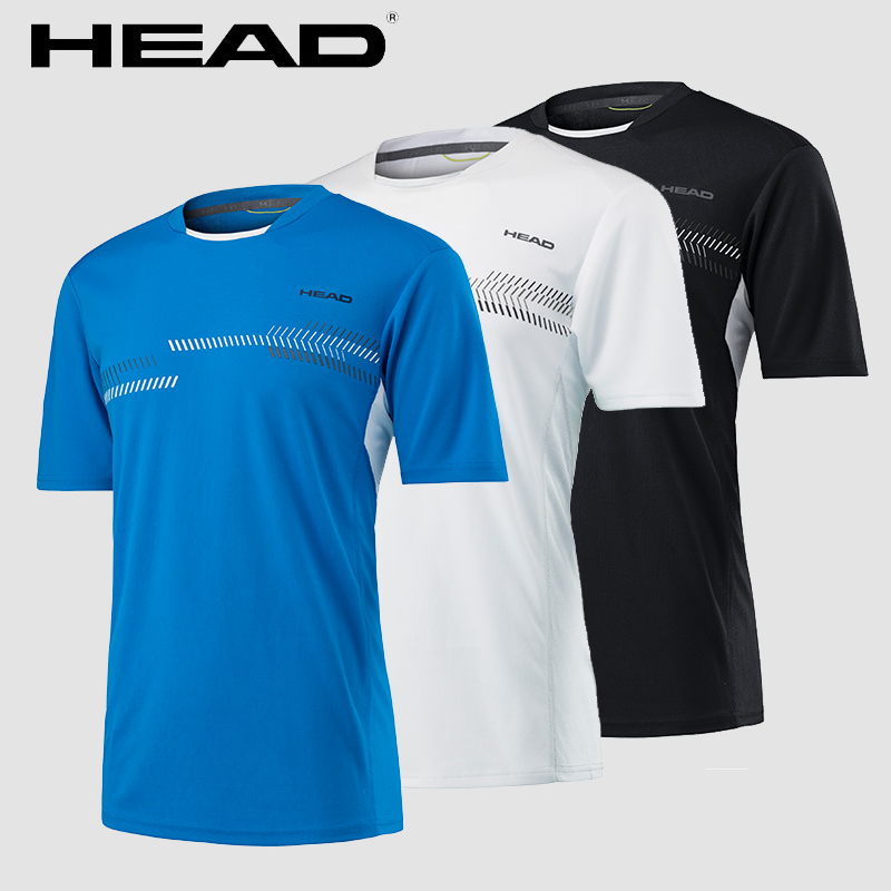 HEAD海德 CLUB TECHNICAL SHIRT 舒适透气网球服运动T恤