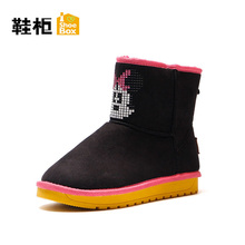 SHOEBOX/鞋柜保暖舒适平底女鞋休闲雪地靴冬靴1114608313