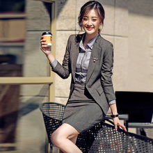 西装套装女2019新款春夏女装时尚气质职业装西服正装英伦风工作服