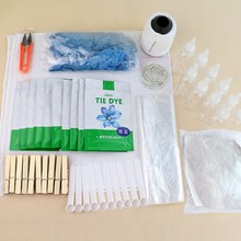 植物布包全棉手工美术幼儿园扎染布料染料儿童学生材料用教学颜料