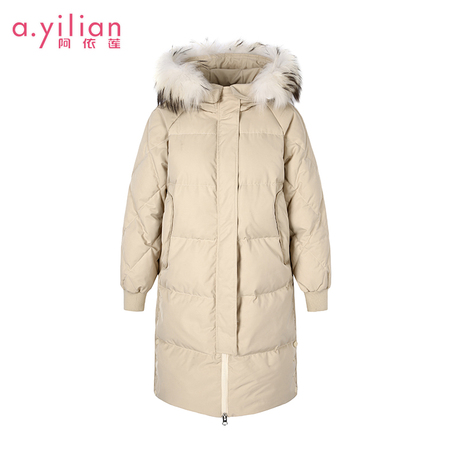 阿依莲2018冬季新品羽绒服184056Y048商品大图