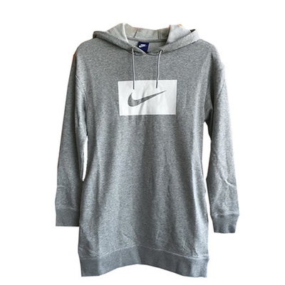 Nike/耐克 女运动休闲连帽长款卫衣套头衫 893028-063