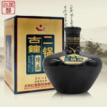 北京红星古钟二锅头珍品11年十一年白酒 46度450ml*6瓶整箱