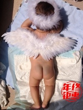 羽毛道具 影楼拍摄道具百天宝宝拍照小天使网红 儿童天使翅膀