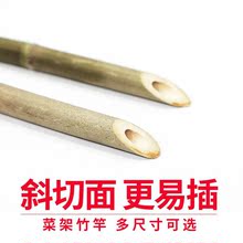饰竹竿子2米室外菜园搭架毛竹杆小竹子细竹竿 竹干防腐竹杆室内装