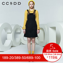 CCDD2018春装新品专柜正品时尚修身显瘦圆领针织衫女套头打底衫潮图片