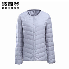 波司登冬季加肥加大内胆中老年大码羽绒服女士短款内恤B1701610B图片
