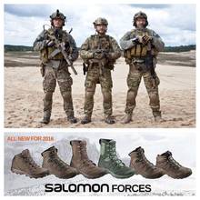 靴男款 Salomon萨洛蒙3D GTX FORCES战术靴军迷户外作训沙漠鞋