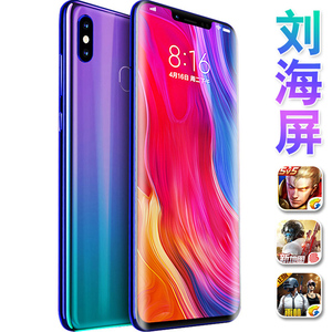 真刘海屏手机智能大屏新款正品全面屏全网通4GRK指纹500元以下