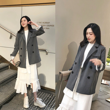 外套女春秋韩版 休闲西服 钱夫人雪梨定制垂重质感chic网红小西装
