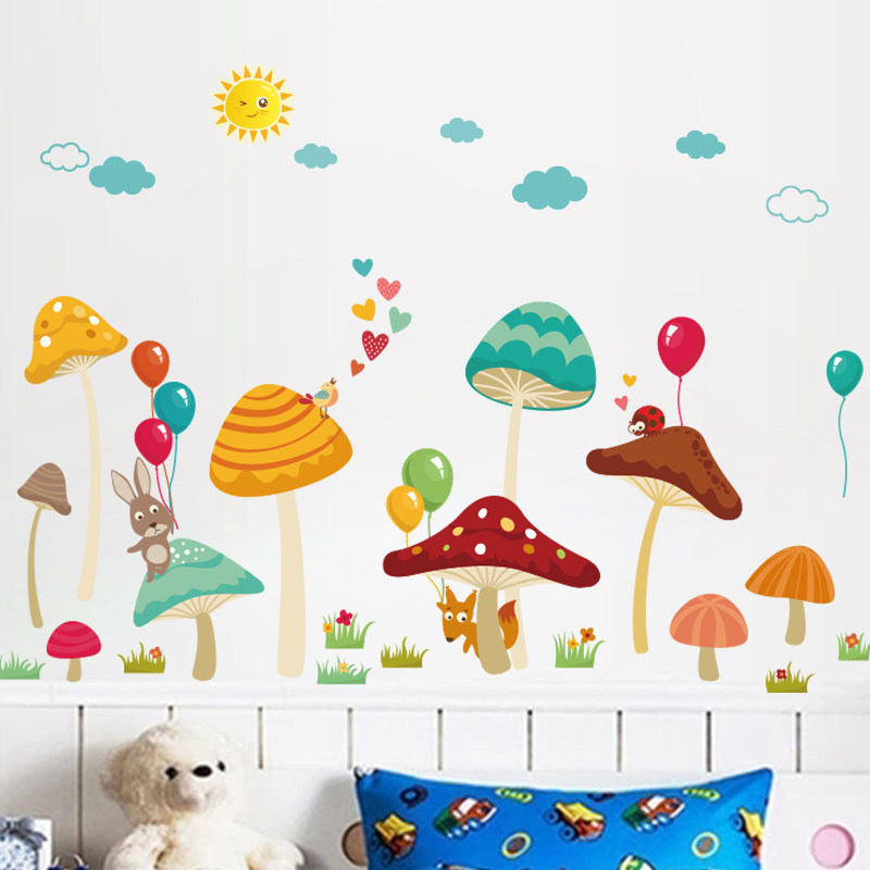 ���ο�ͨ��ͯ����ɫĢ��װ��Ʒǽ��ֽMM6036