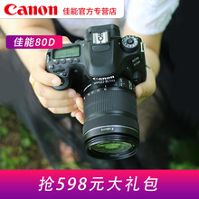 旅游 80d 单反相机单反机 数码 佳能 高清 Canon 中级男女照相机