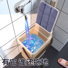 免手洗拖把平板家用一拖干湿两用吸水拖布旋转木板懒人拖地神器净