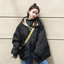 棉服外套韩版冬季女装反季加厚短款棉袄宽松bf学生面包服棉衣冬装图片