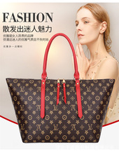 LV9女包2018时尚 托特包女式威登路易柏百搭大容量单肩手提包包