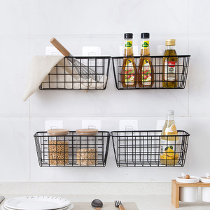 厨房铁艺挂篮桌面收纳篮
