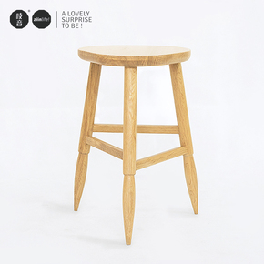 吱音 阿童木凳 实木小矮凳子个性原创设计创意板凳新中式餐凳家具