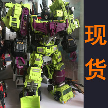 金宝gt大力神放大工程铲车搅拌机挖土机推土机aBc组变形玩具金刚