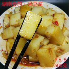湖南湘西怀化会同洪江靖州通道特产小吃米豆腐凉拌农家手工自制