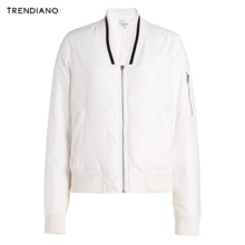 TRENDIANO女装冬装休闲短款拼接棒球羽绒服外套WHC4332660图片