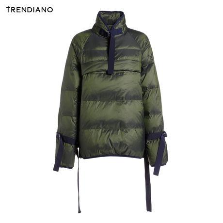 TRENDIANO女装冬装休闲拼接立领套头羽绒服外套WHC4333180商品大图