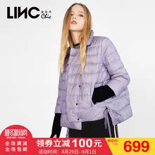 金羽杰2018秋装新款复古印花短款立领内穿秋羽外套女宽松8323110图片